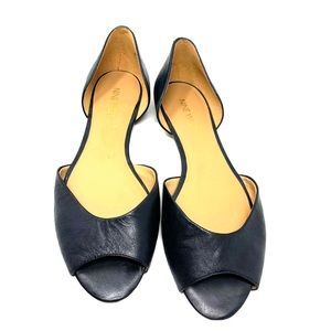 Ninewest Peep Toe D’Orsay Flat